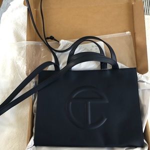 Telfar Medium Navy Shopper